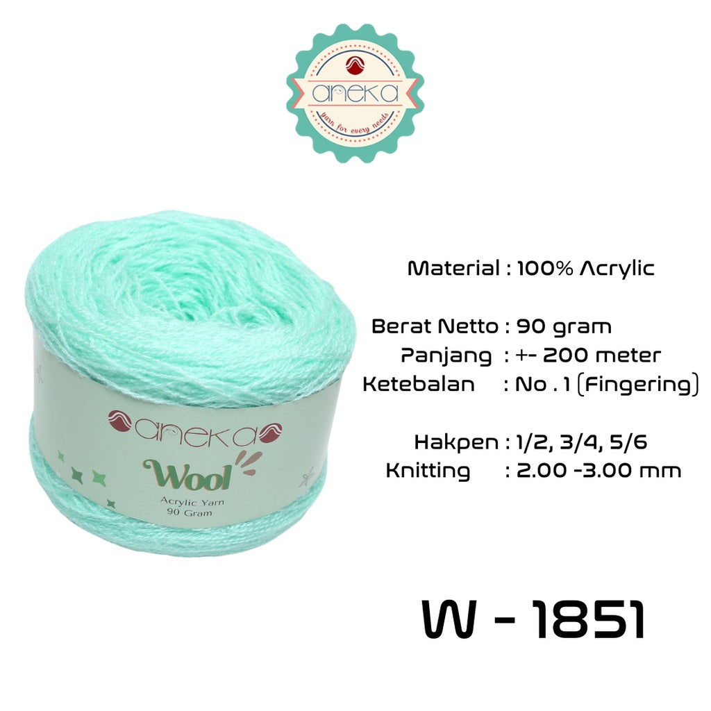 KATALOG - Benang Rajut Wool / Wol / Siet Yarn 90 gram - PART 2