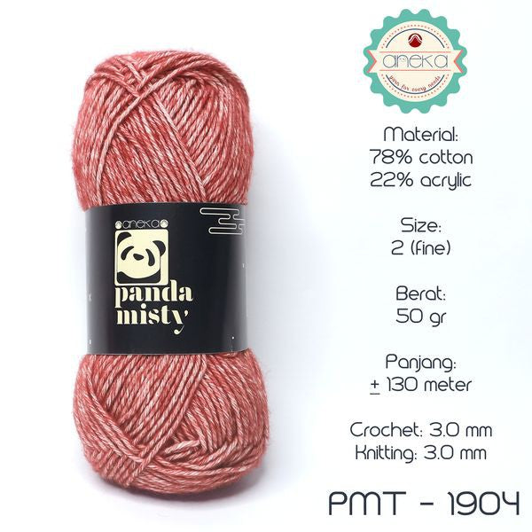 KATALOG - Benang Rajut Katun Panda Misty / Semprot Wol / Stonewashed Yarn - PART 2