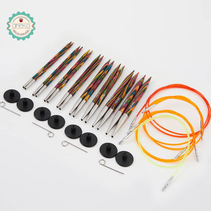 KnitPro Symfonie - Jarum Rajut Knitting Interchangeable Needle Set ( Deluxe Set)