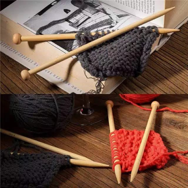 ANEKA - Single Point Needle and Crochet Hook Set / Paket Lengkap Merajut (Hakpen + Knitting) Set