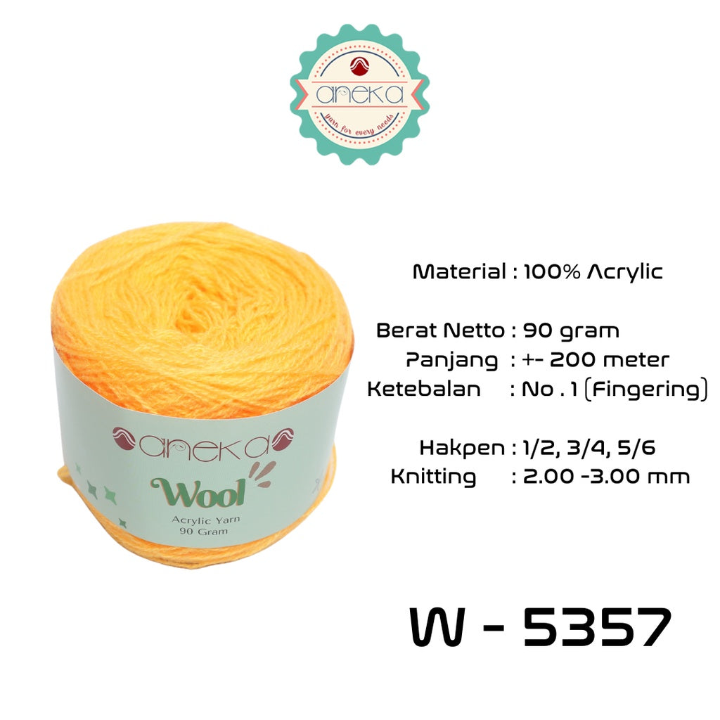 KATALOG - Benang Rajut Wool / Wol / Siet Yarn 90 gram - PART 1