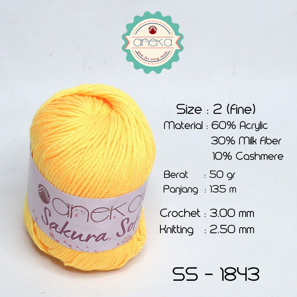 KATALOG - Benang Rajut Sakura Soft / Silk Cotton Milk Cotton Yarn Part 1