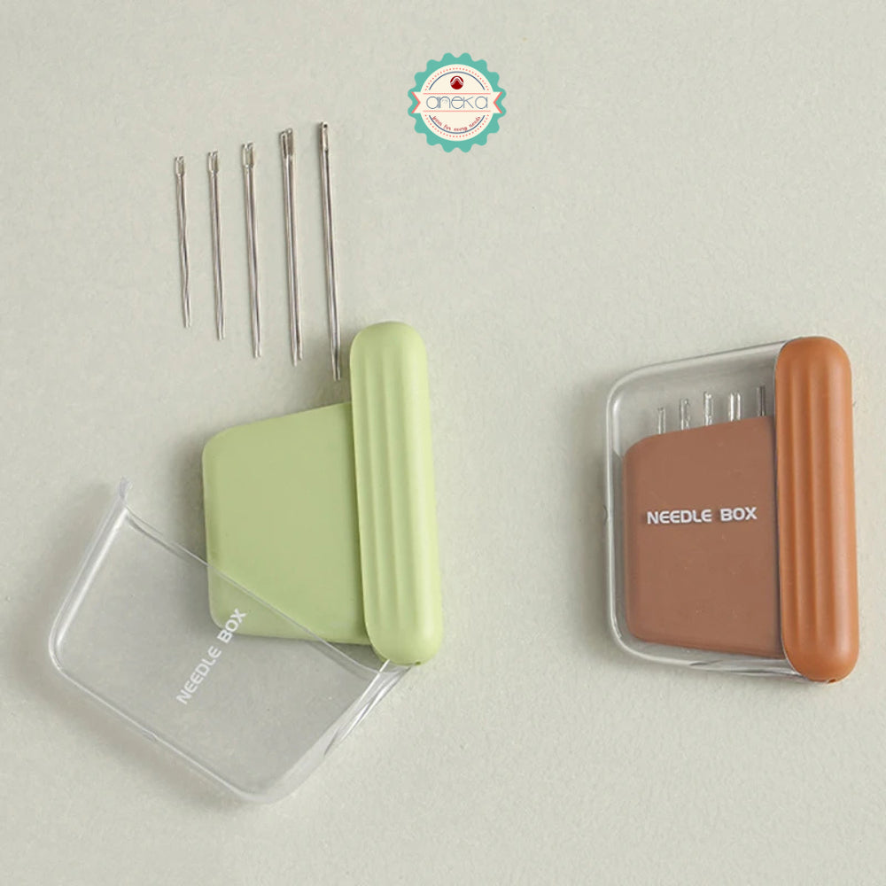 KATALOG - Kotak Jarum Jahit Magnet / Magnetic Sewing Needle Box With 10 Needles Multi-size Needles / Embroidery Sewing Accessories
