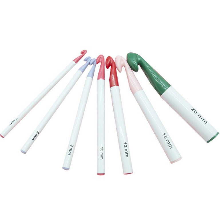 ANEKA - Jarum Rajut Crochet Hooks Set / Knitting Needles Ergonomic (Clover Look Alike) - PCS