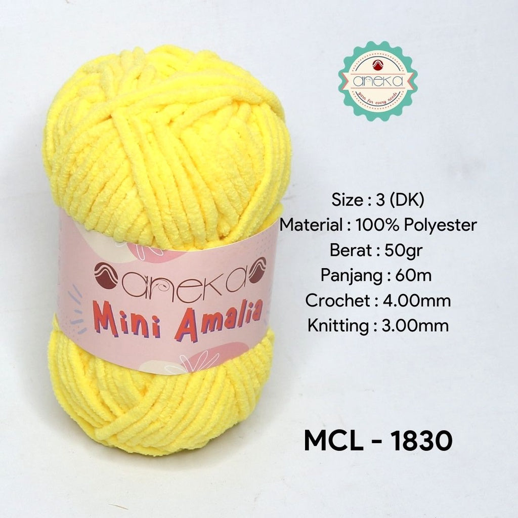 KATALOG - Benang Rajut Mini Amalia / Small Chenille Yarn