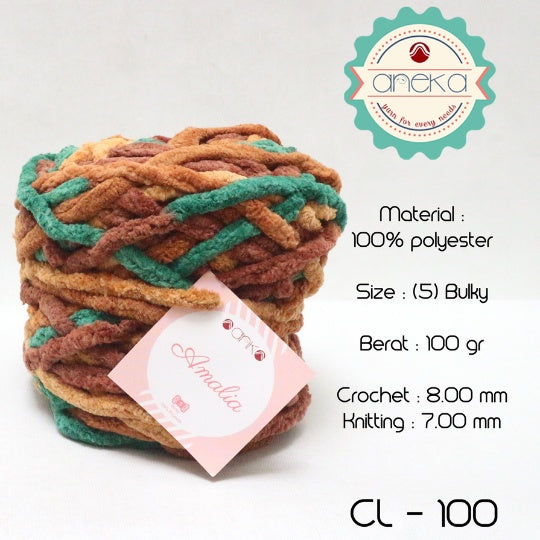 KATALOG - Benang Rajut Chenille Midi Amalia Yarn PART 2