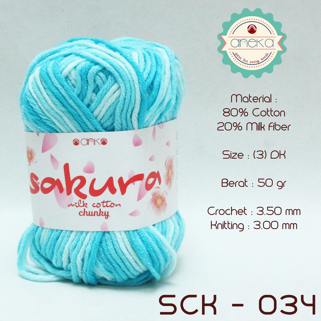 CATALOG - Sakura Milk Cotton Chunky Mix Sembur Mix Cotton Knitting Yarn PART 3