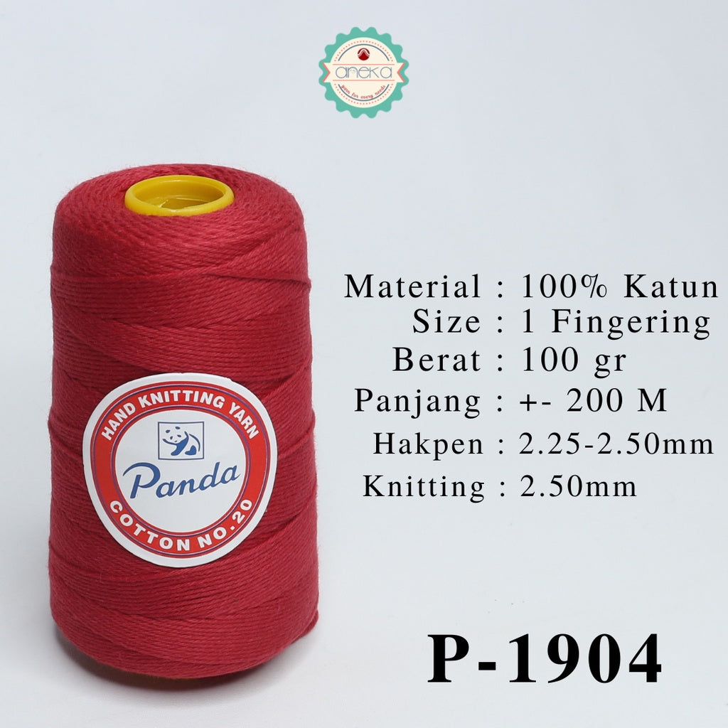 KATALOG - Benang Rajut Katun Panda / Cotton Yarn 2