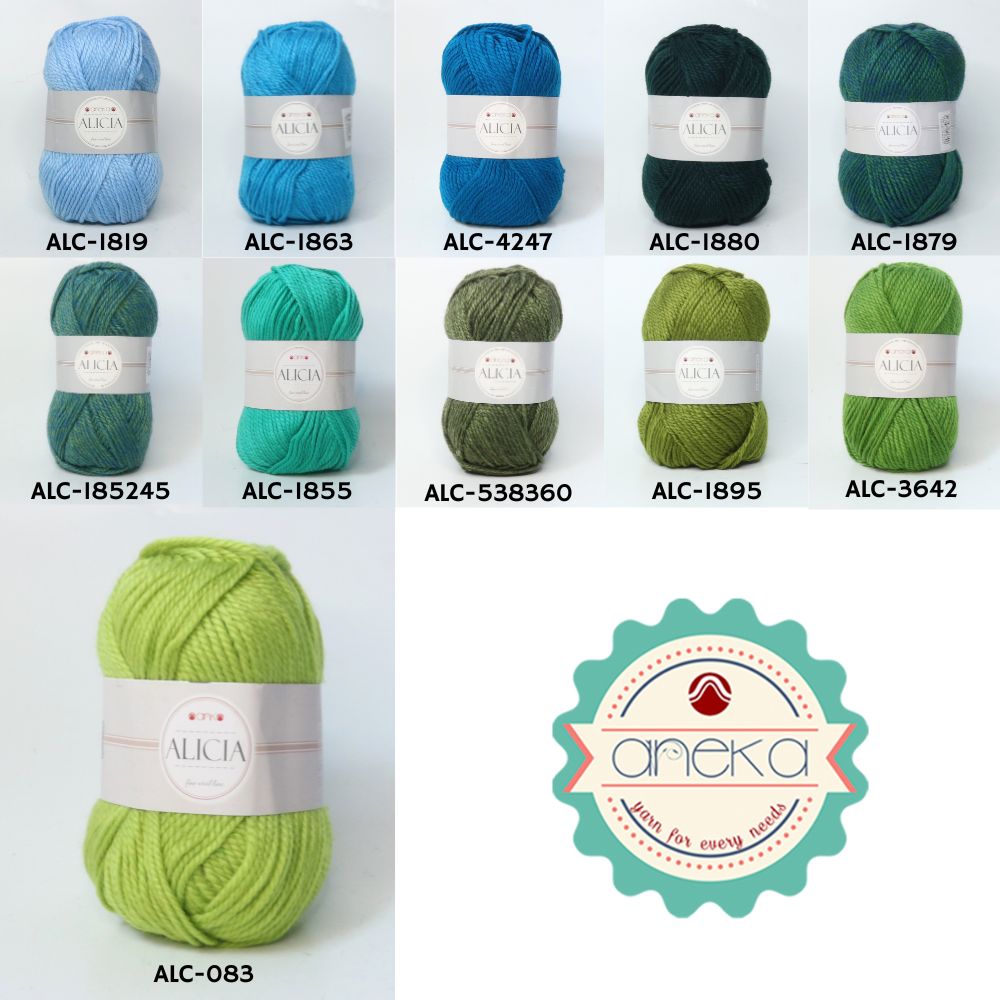 KATALOG - Benang Rajut Wool Alicia / Crochet Knitting Yarn - Part 2