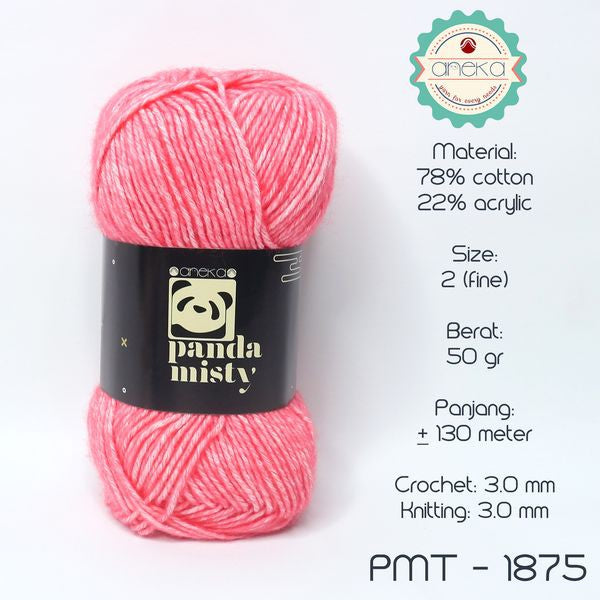 KATALOG - Benang Rajut Katun Panda Misty / Semprot Wol / Stonewashed Yarn - PART 2