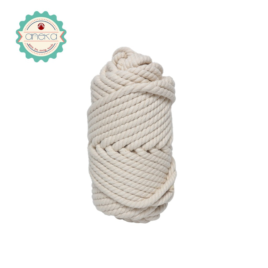 Benang Tali macrame makrame Grade A super katun cotton rope 6, 8, 10, 12 mm 1KG 500GR