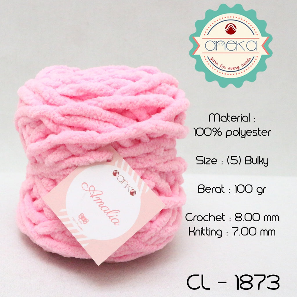 KATALOG - Benang Rajut Chenille Midi Amalia Yarn PART 1
