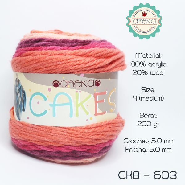 KATALOG - BENANG ANEKA CAKE BALL / CAKES YARN