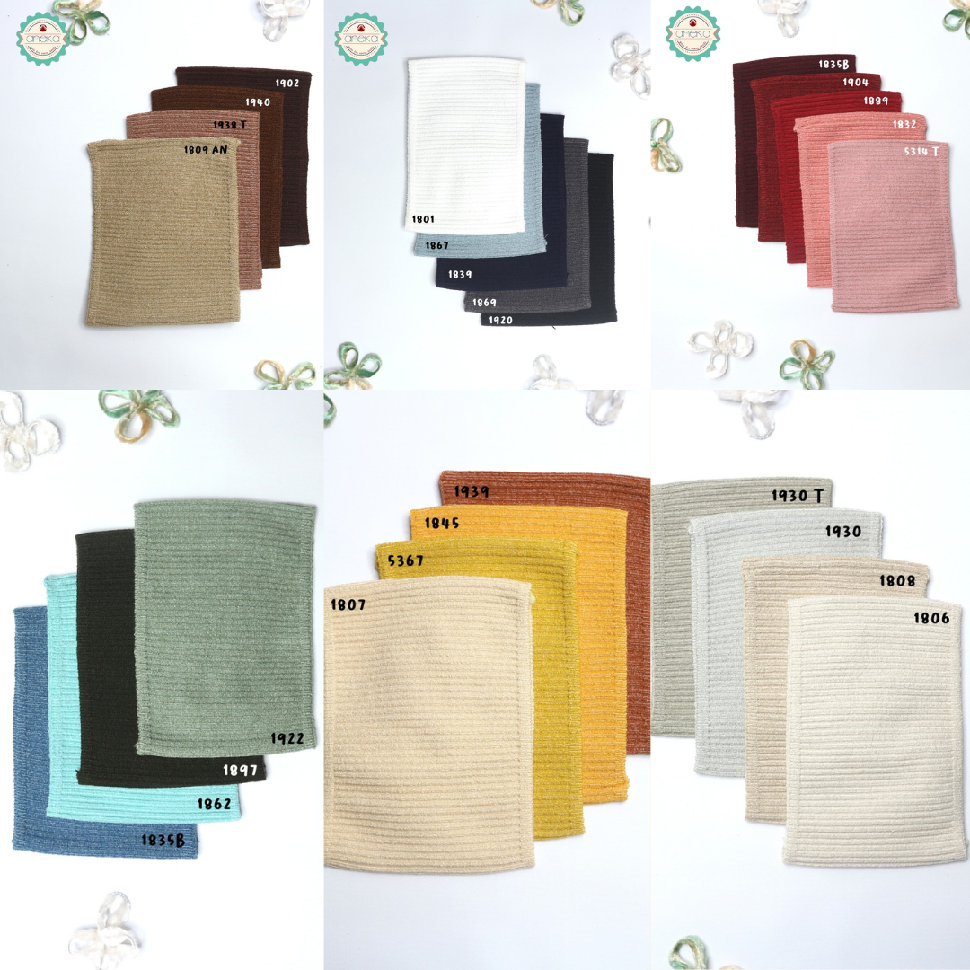 KATALOG - Ciput Rajut Polos / Bandana Rajut / Inner Kerudung Premium Knit ALISA - 2