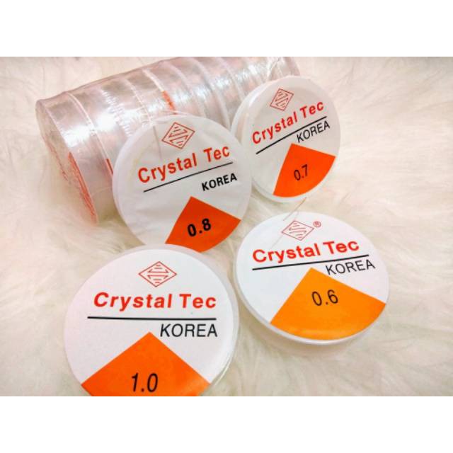 ANEKA - Senar Elastis / Tali Karet Transparan / Crystal Tec - PCS