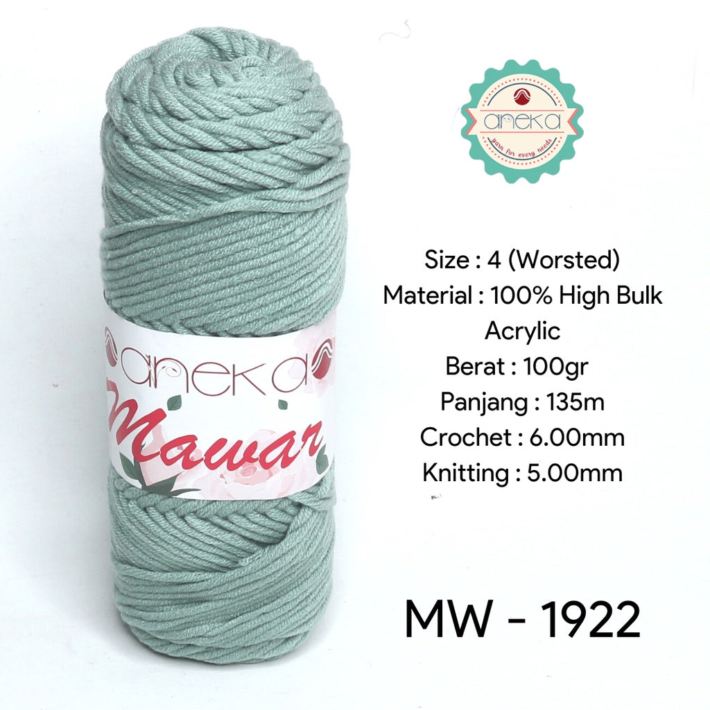 KATALOG - Benang Rajut Mawar / Soft Acrylic Yarn / 8 ply Milk Cotton Worsted / Katun Susu PART 1