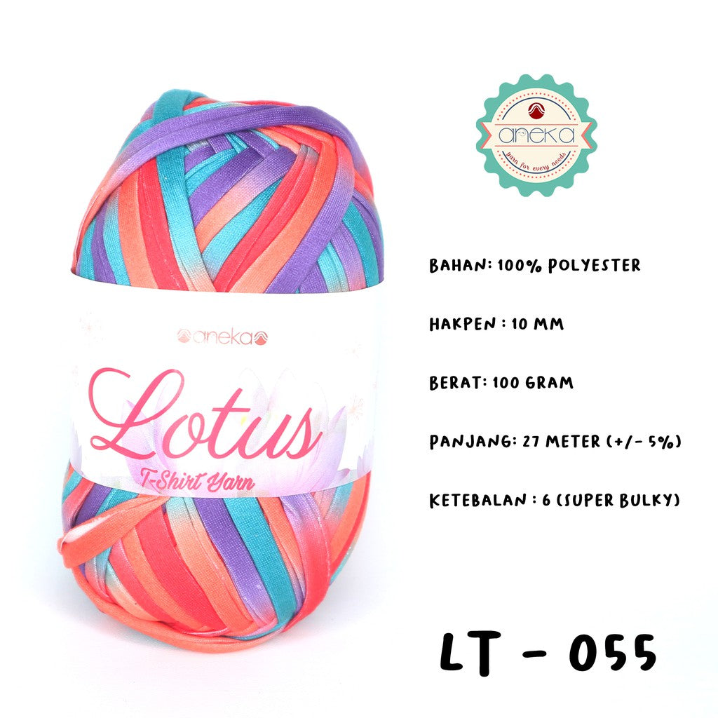 KATALOG - Benang Rajut Lotus Sembur / TShirt / Kaos Yarn Sembur Part 3