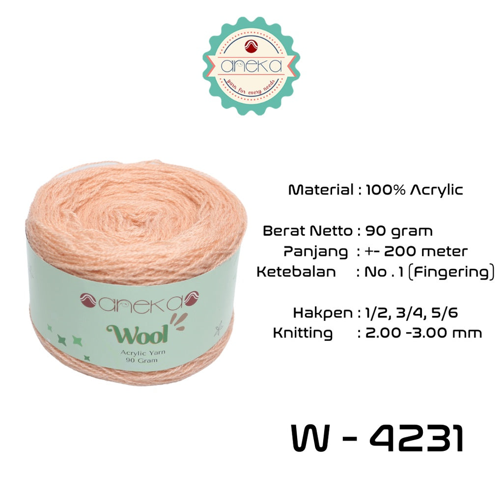 KATALOG - Benang Rajut Wool / Wol / Siet Yarn 90 gram - PART 1