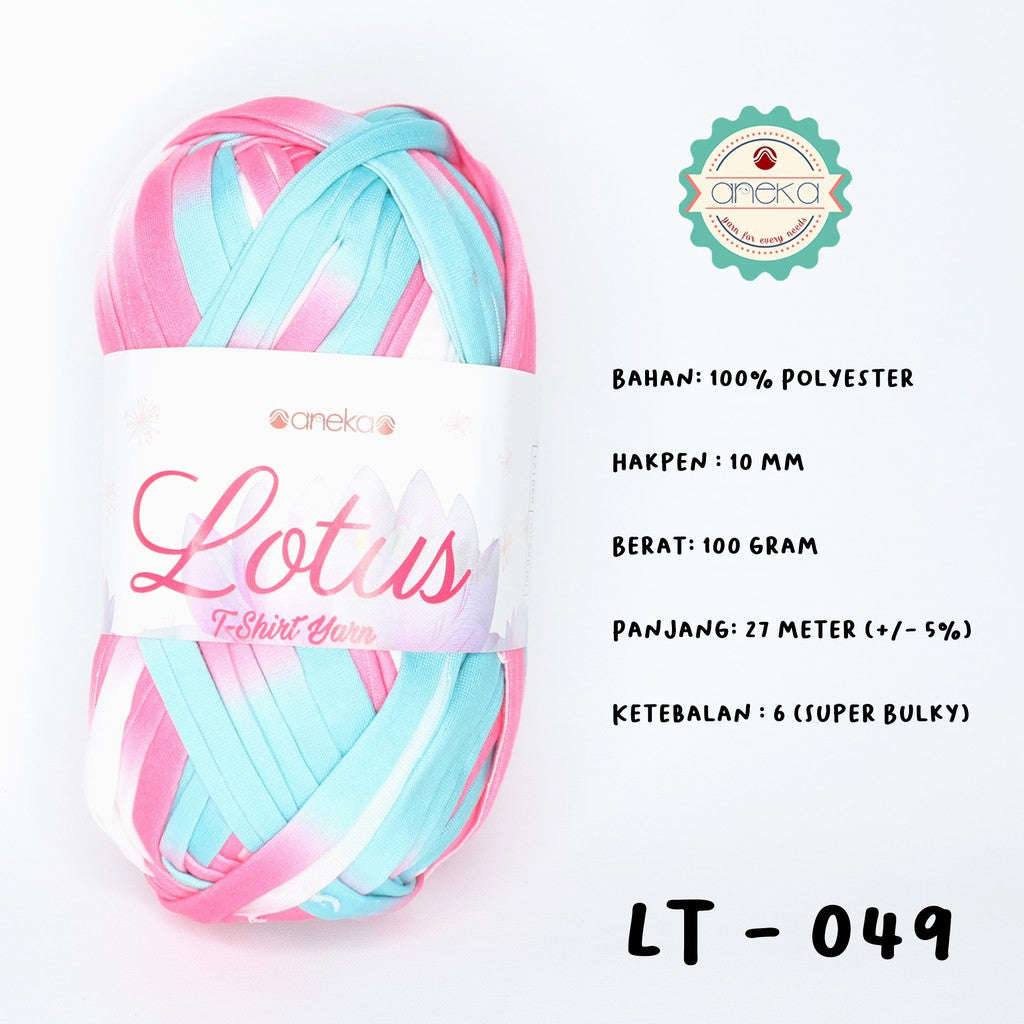 KATALOG - Benang Rajut Lotus Sembur / TShirt / Kaos Yarn Sembur Part 3