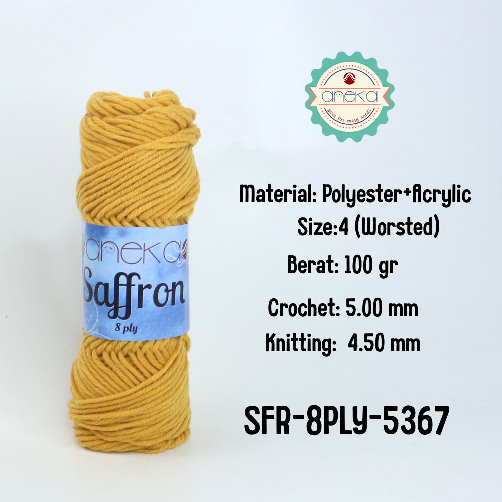 KATALOG - Benang Rajut Saffron 8 Ply / Crochet Knitting Yarn - Part 1