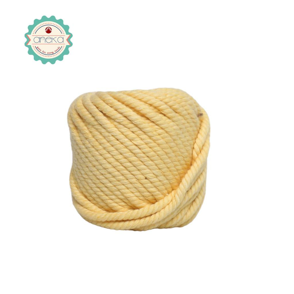 KATALOG - Benang Tali katun/tali macrame makrame warna 100 Gr - 4mm
