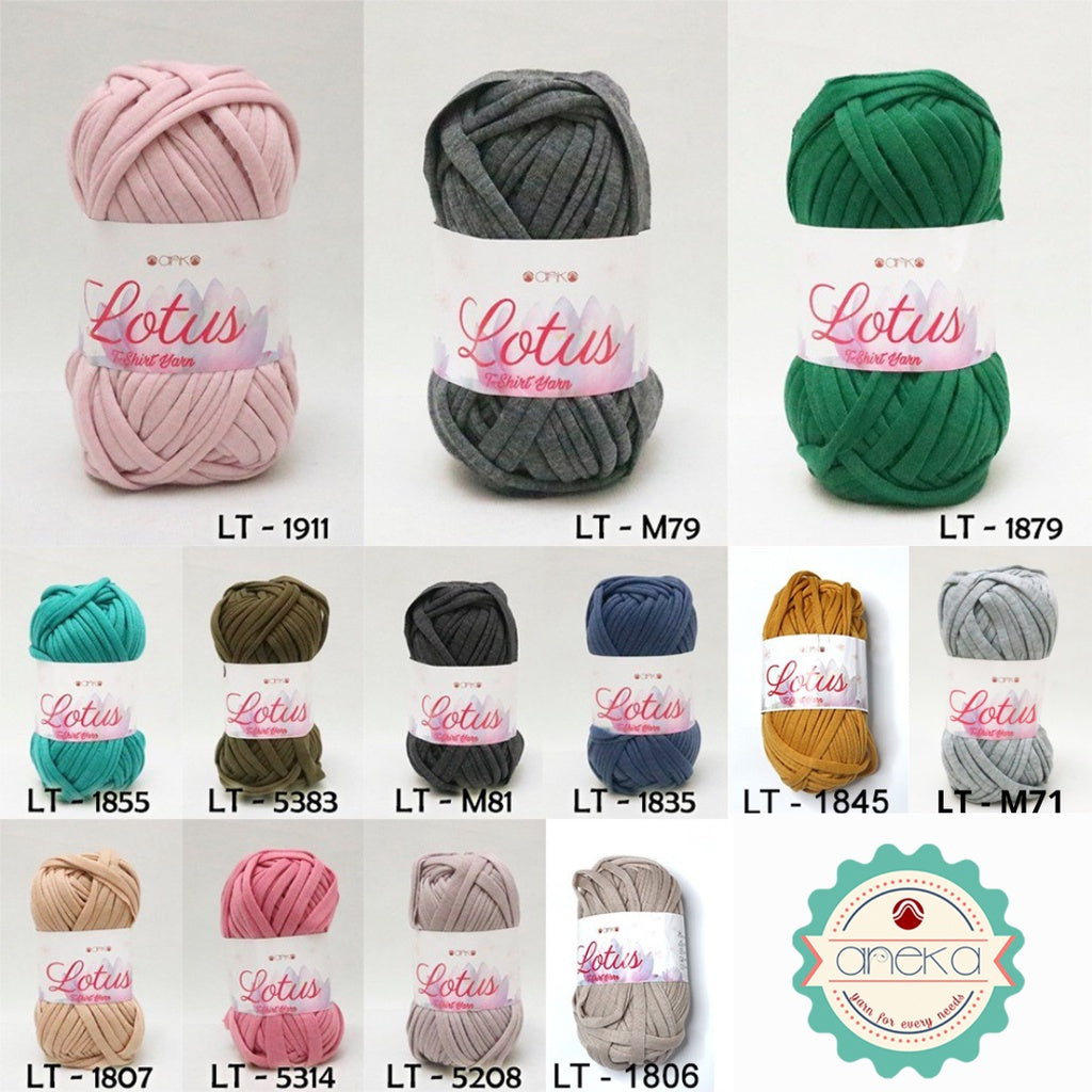 KATALOG - Benang Rajut Lotus / TShirt / Kaos Yarn PART 2