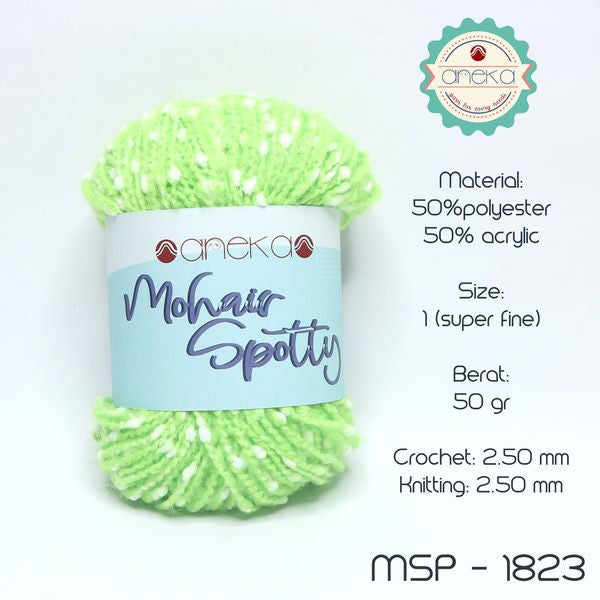 CATALOG - Spotty Cotton Mohair Knitting Yarn / Spotty Angora Yarn PART 1