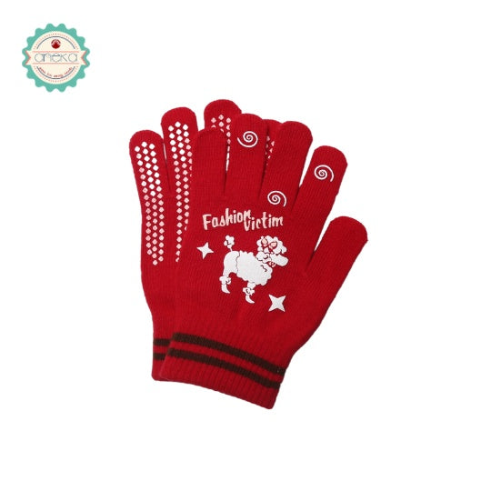 ANEKA - Sarung Tangan Rajut Anak / Remaja Karakter Bergambar
