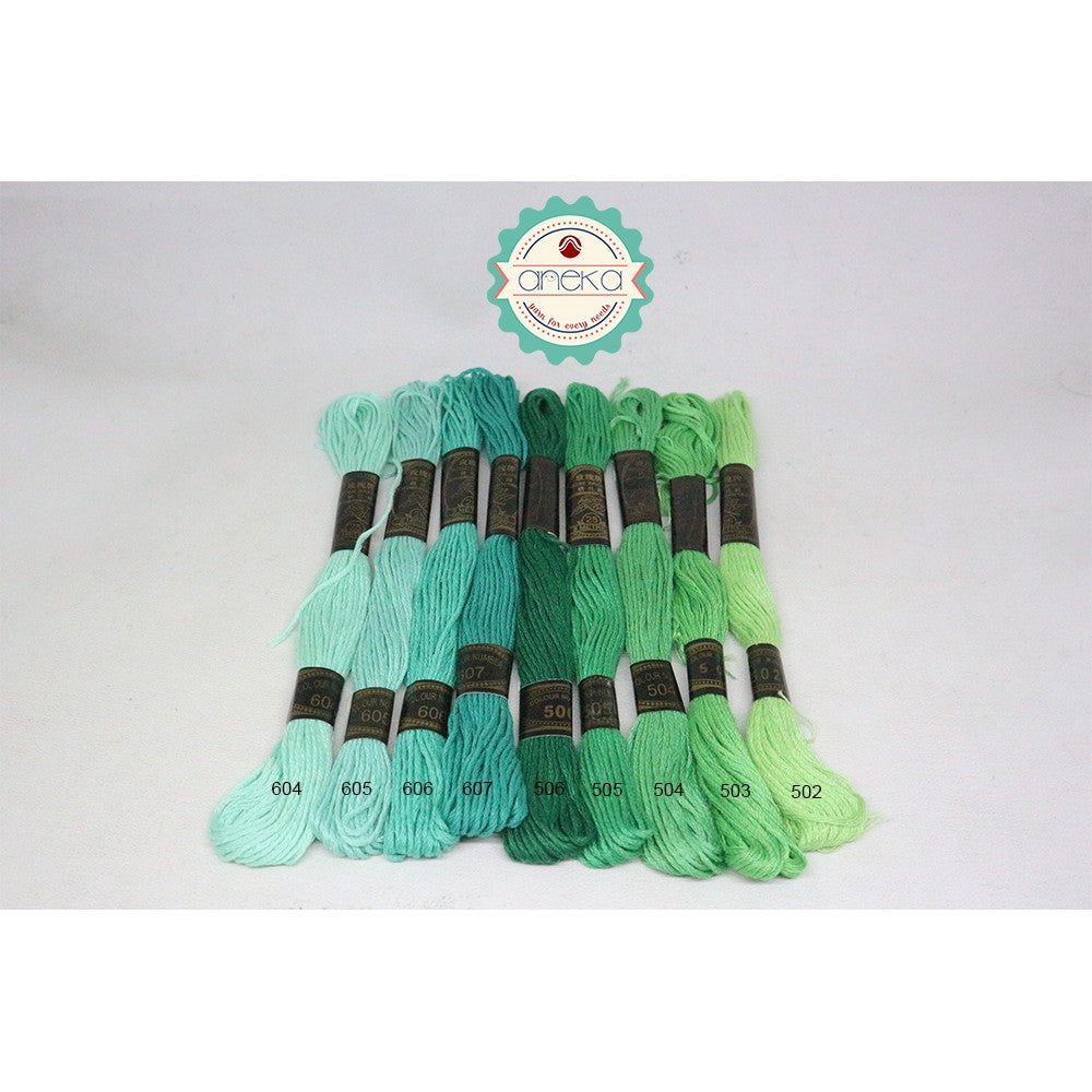 KATALOG - Benang Rajut Sulam / Embroidery Thread Merk Rose - SATUAN - Part 3