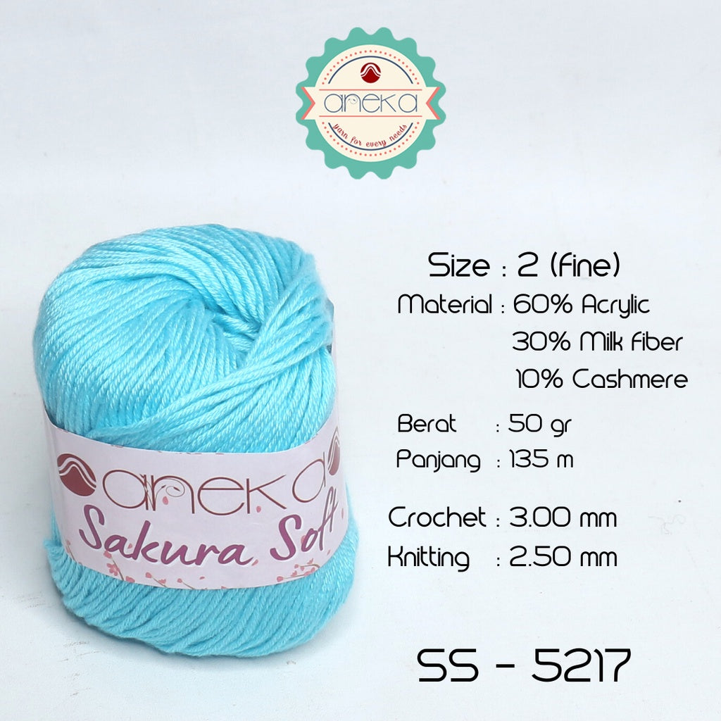KATALOG - Benang Rajut Sakura Soft / Silk Cotton Milk Cotton Yarn Part 1