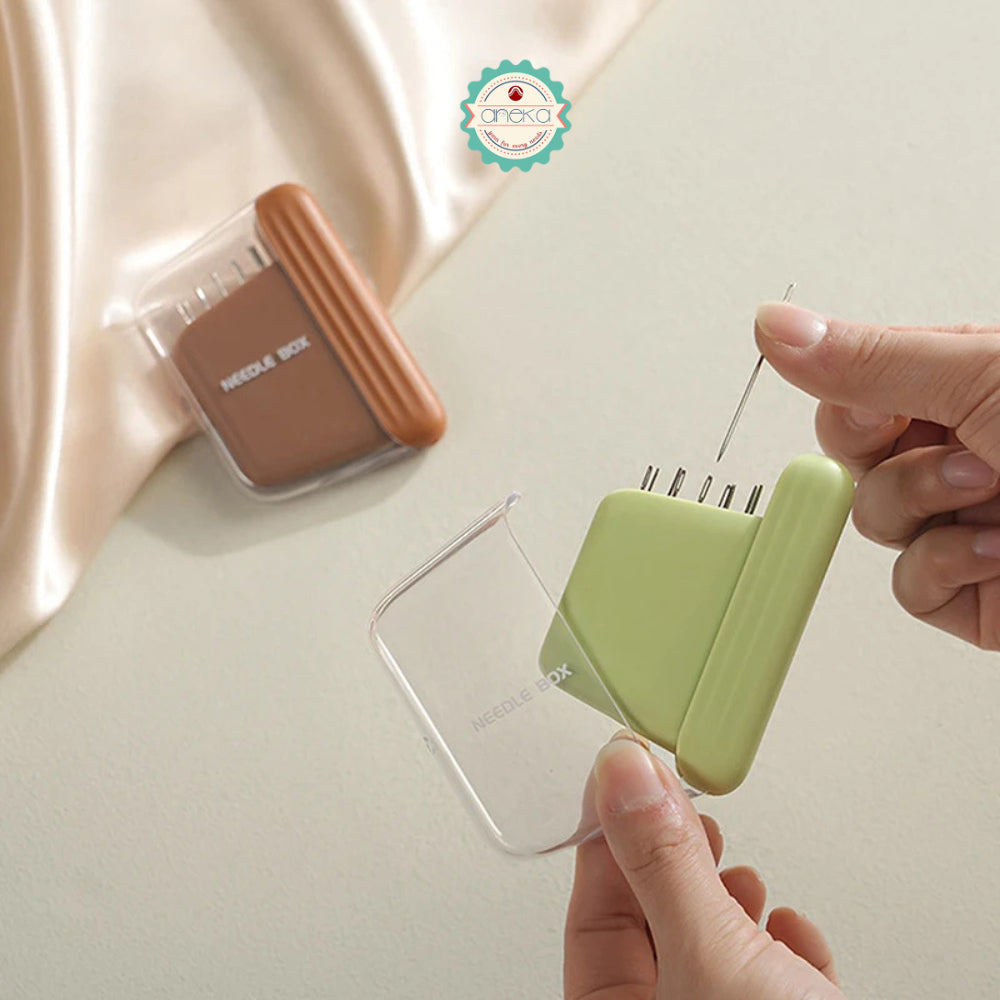 KATALOG - Kotak Jarum Jahit Magnet / Magnetic Sewing Needle Box With 10 Needles Multi-size Needles / Embroidery Sewing Accessories
