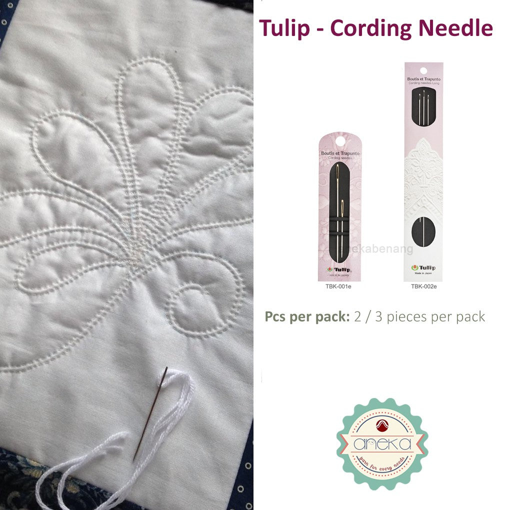 TULIP - Jarum Quilting Tulip Cording Needle / Boutis et Trapunto