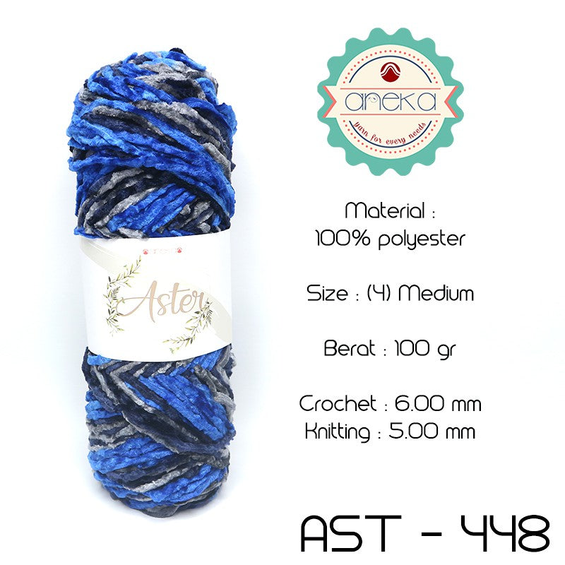 KATALOG - Benang Rajut Bludru ASTER MIX SEMBUR / Velvet Knitting Yarn PART 2