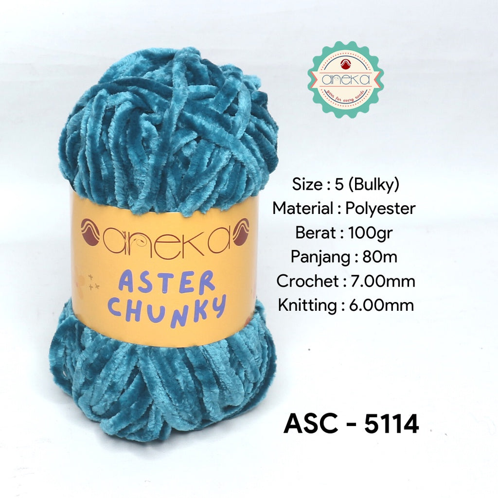 KATALOG - Benang Rajut Bludru Aster CHUNKY / Velvet Knitting Yarn