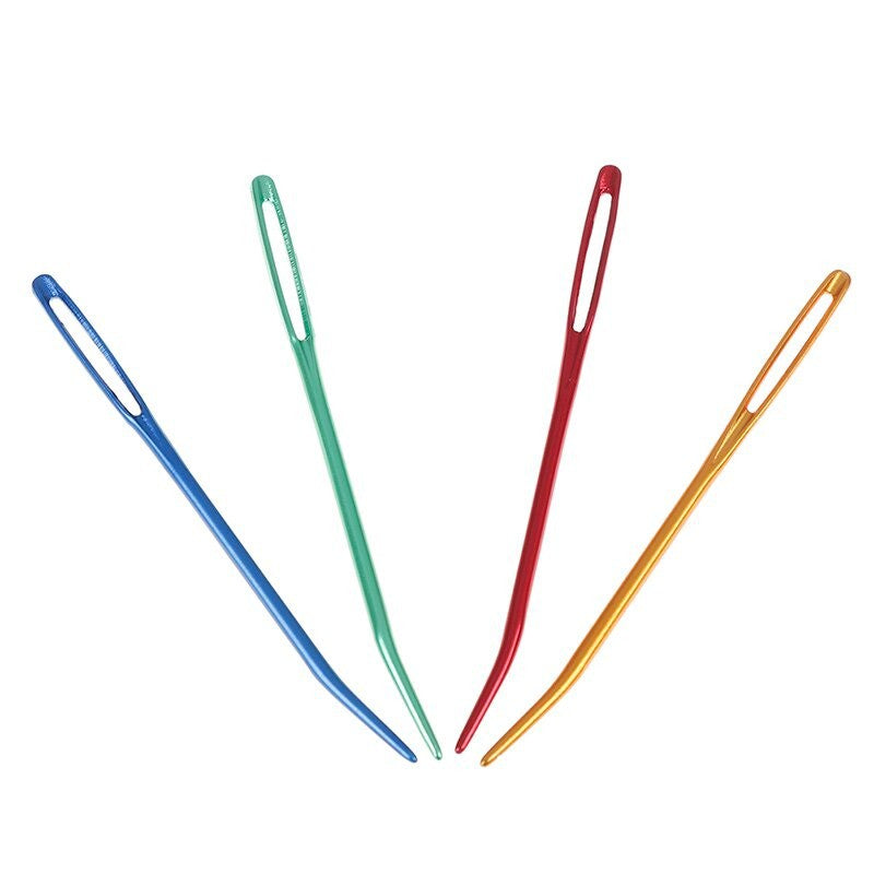 Jarum Rajut Crochet Alumunium Ujung Bengkok / Alumunium Needle Bent Pointed - SET