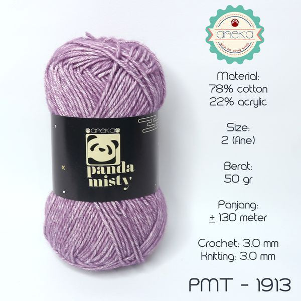 KATALOG - Benang Rajut Katun Panda Misty / Semprot Wol / Stonewashed Yarn - PART 2