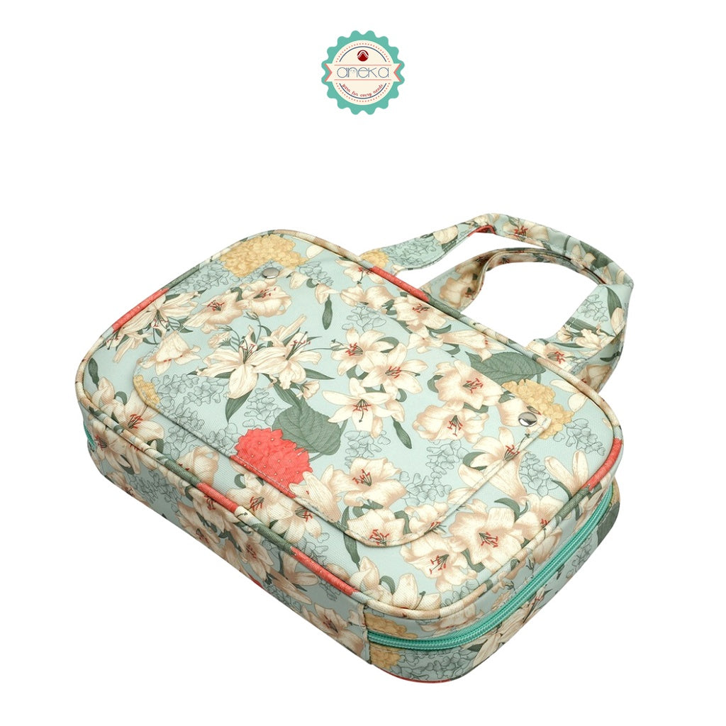 ANEKA - Crochet Knitting Yarn Storage Bag Motif Bunga  / Tas Benang Rajut