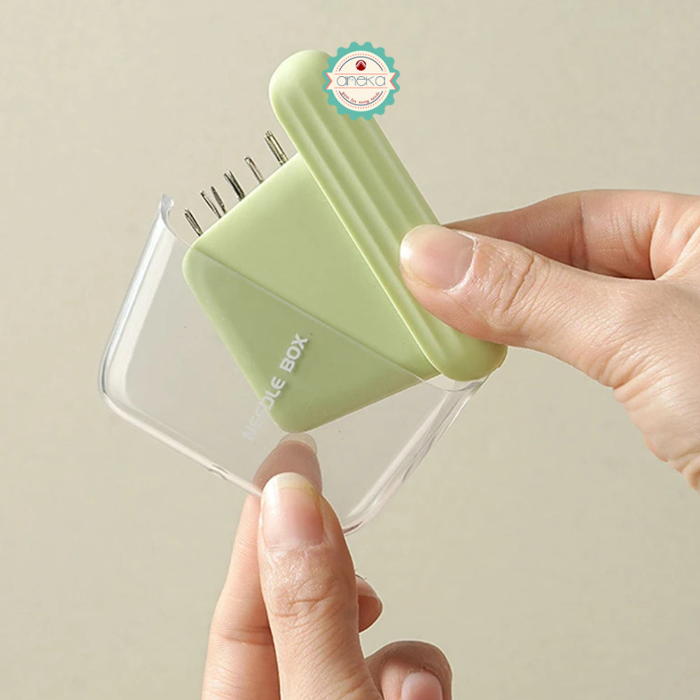 KATALOG - Kotak Jarum Jahit Magnet / Magnetic Sewing Needle Box With 10 Needles Multi-size Needles / Embroidery Sewing Accessories