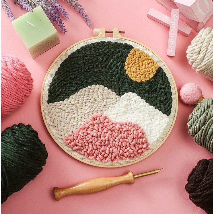 KATALOG - Round Canvas Punch Needle ANK / Kanvas Punch Bulat DIY