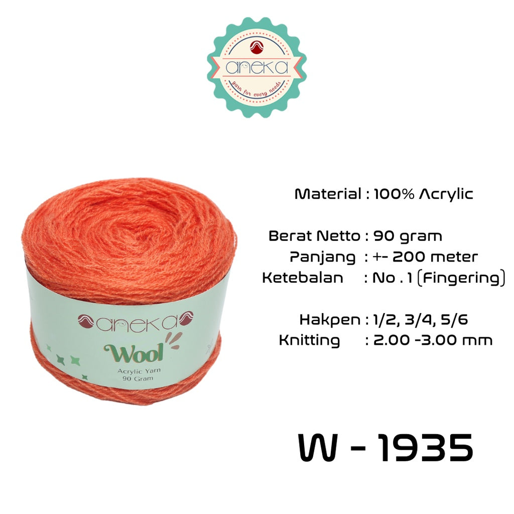 KATALOG - Benang Rajut Wool / Wol / Siet Yarn 90 gram - PART 3