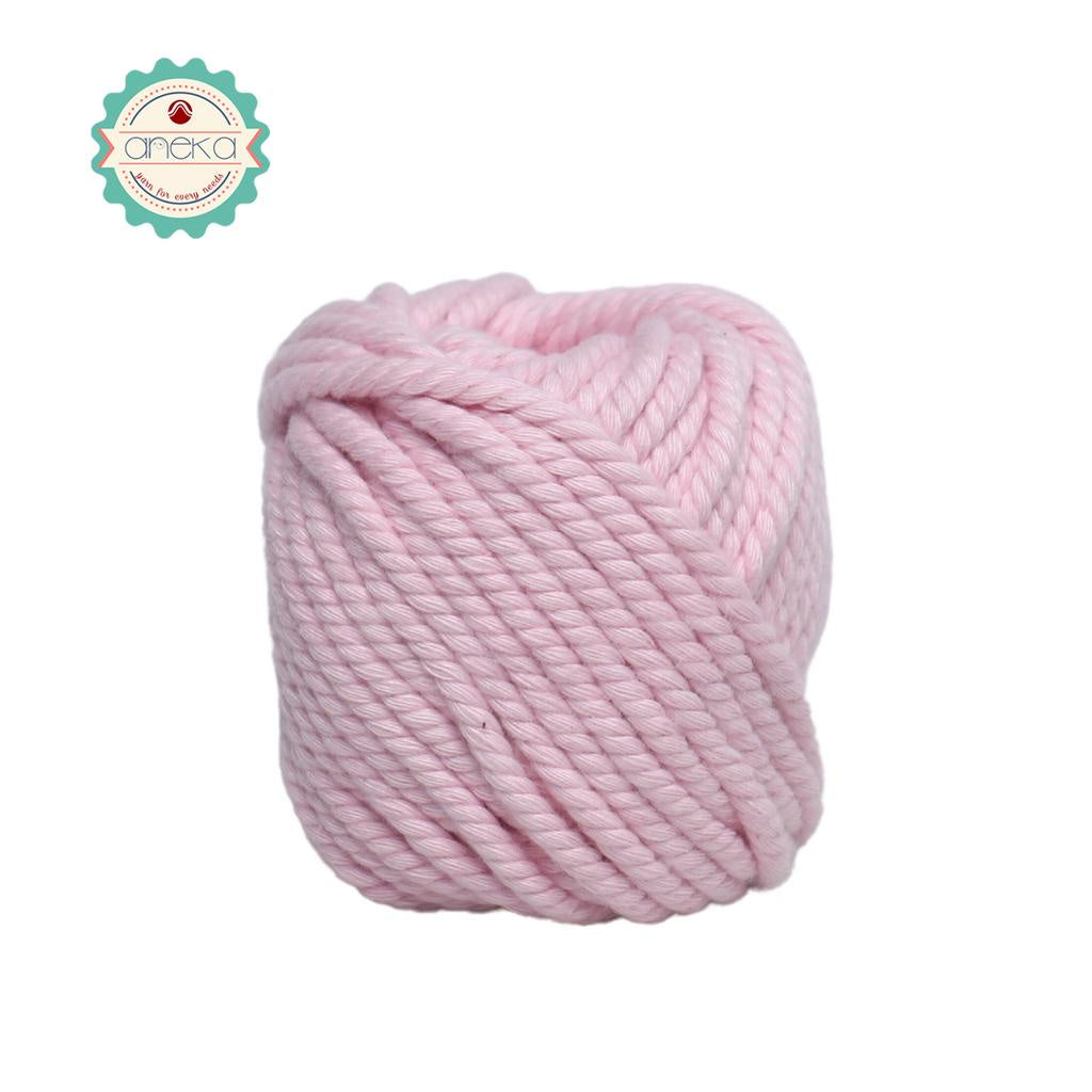 KATALOG - Benang Tali katun/tali macrame makrame warna 100 Gr - 4mm
