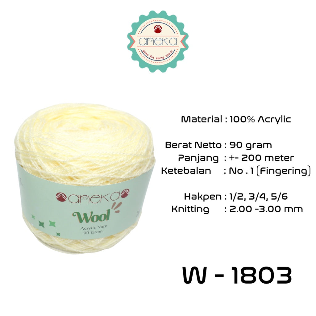 KATALOG - Benang Rajut Wool / Wol / Siet Yarn 90 gram - PART 1