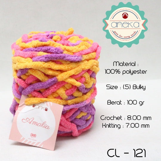 KATALOG - Benang Rajut Chenille Midi Amalia Yarn PART 2