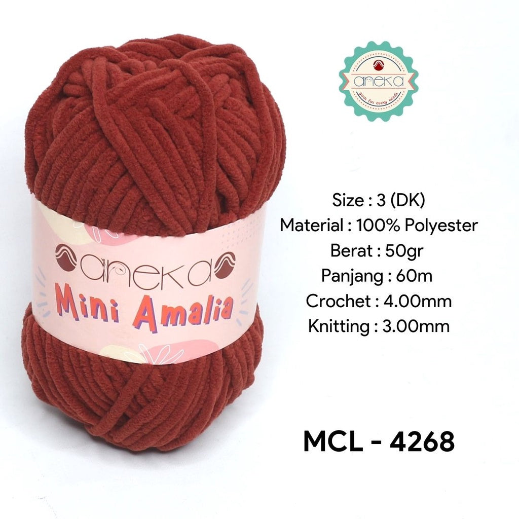 KATALOG - Benang Rajut Mini Amalia / Small Chenille Yarn