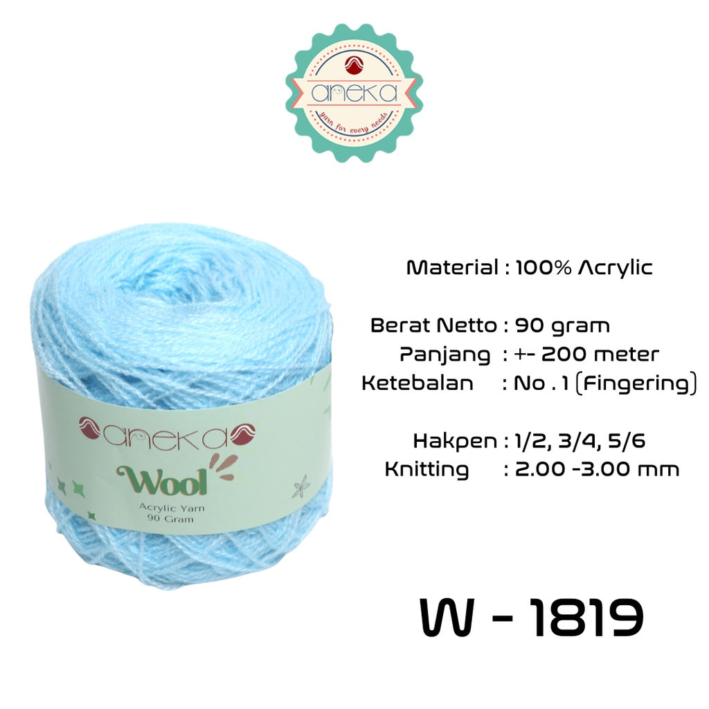 KATALOG - Benang Rajut Wool / Wol / Siet Yarn 90 gram - PART 3