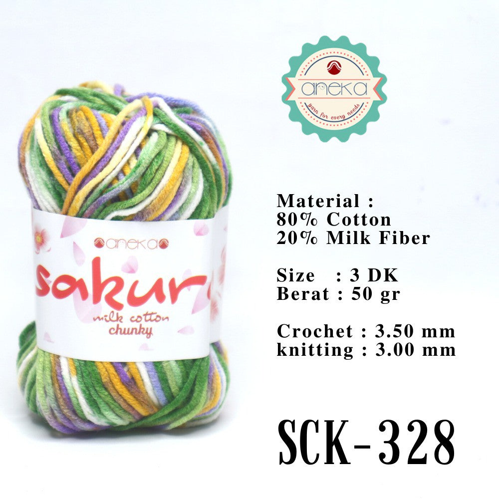 CATALOG - Sakura Milk Cotton Chunky Mix Sembur Mix Cotton Knitting Yarn PART 3