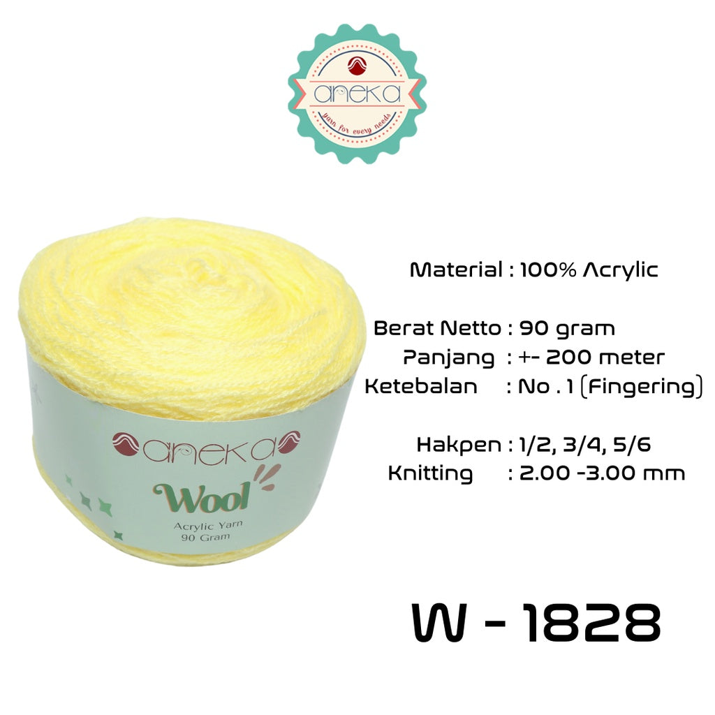 KATALOG - Benang Rajut Wool / Wol / Siet Yarn 90 gram - PART 1