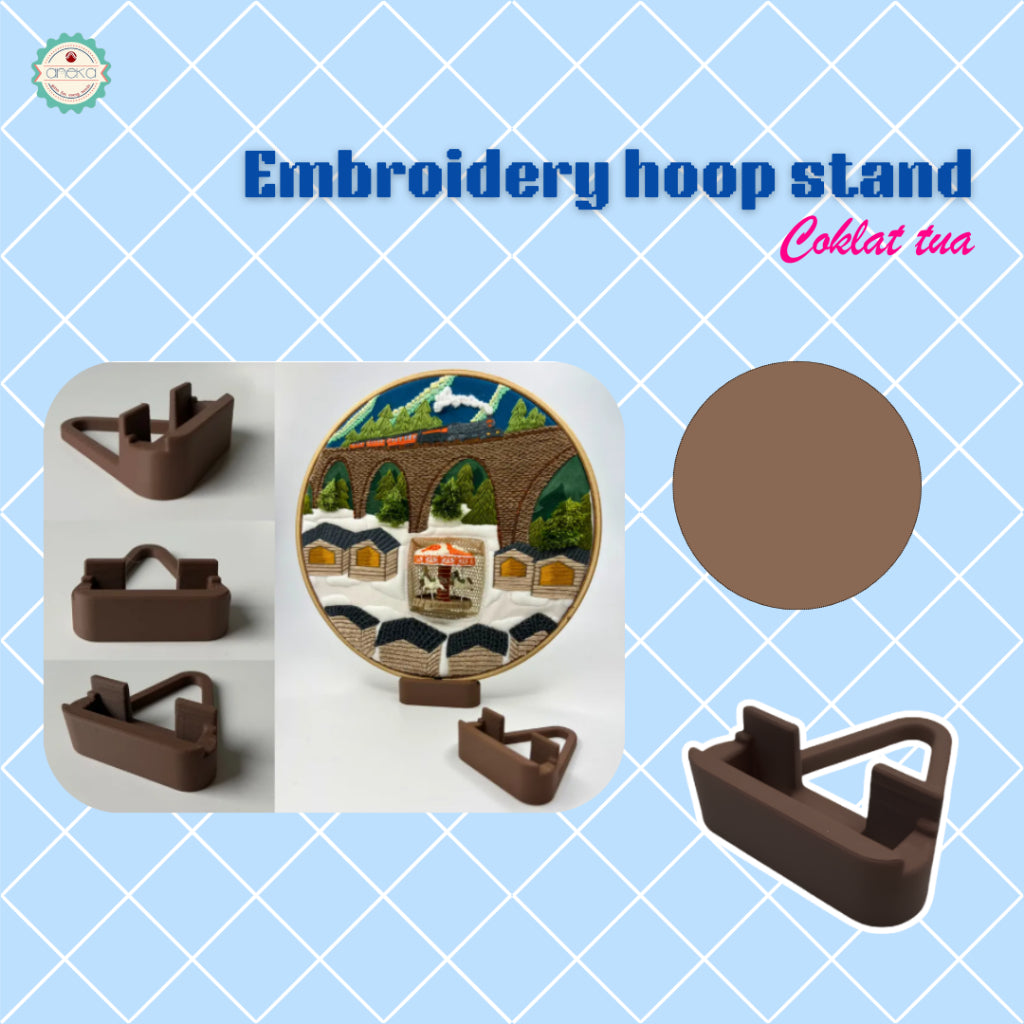 ANEKA - 3D Print Stand for Embroidery Hoop / Dudukan Pemidangan