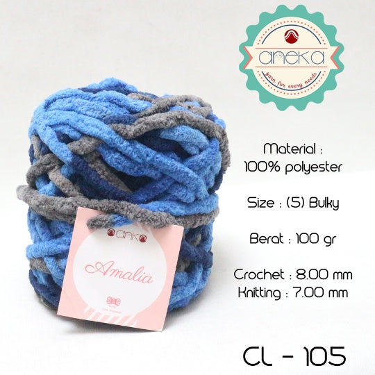 KATALOG - Benang Rajut Chenille Midi Amalia Yarn PART 2