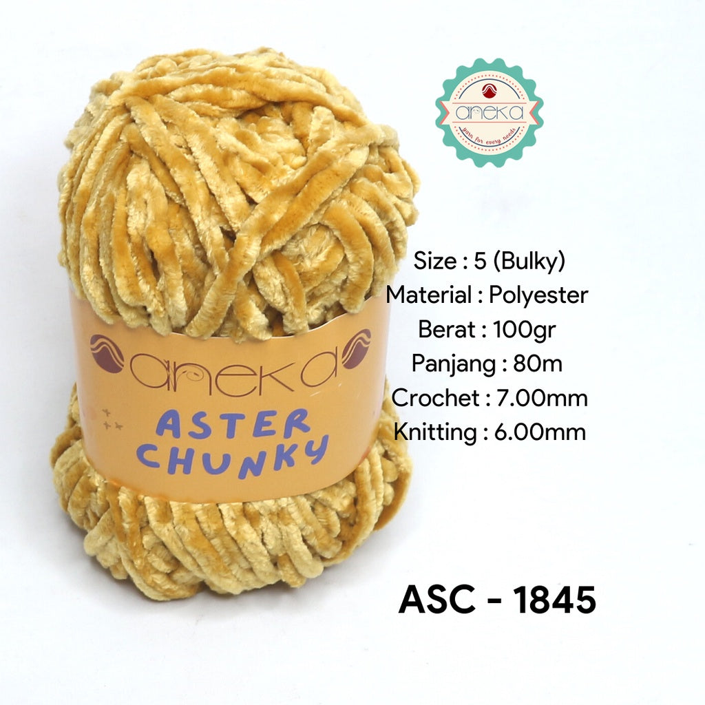 KATALOG - Benang Rajut Bludru Aster CHUNKY / Velvet Knitting Yarn